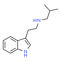 ChemSpider 2D Image | N-[2-(1H-Indol-3-yl)ethyl]-2-methyl-1-propanamine | C14H20N2