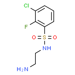 ChemSpider 2D Image | N-(2-Aminoethyl)-3-chloro-2-fluorobenzenesulfonamide | C8H10ClFN2O2S