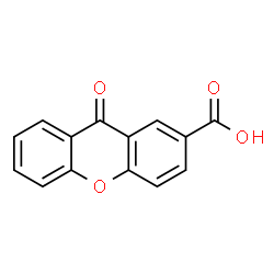 ChemSpider 2D Image | Xanthone-2-carboxylic acid | C14H8O4