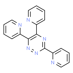 ChemSpider 2D Image | tris(pyridin-2-yl)-1,2,4-triazine | C18H12N6