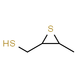 ChemSpider 2D Image | (3-Methyl-2-thiiranyl)methanethiol | C4H8S2
