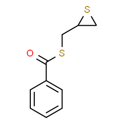 ChemSpider 2D Image | S-(2-Thiiranylmethyl) benzenecarbothioate | C10H10OS2