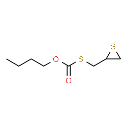 ChemSpider 2D Image | O-Butyl S-(2-thiiranylmethyl) carbonothioate | C8H14O2S2