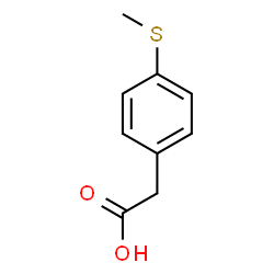 ChemSpider 2D Image | 4-(Methylthio)phenylacetic acid | C9H10O2S