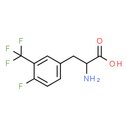 ChemSpider 2D Image | 4-Fluoro-3-(trifluoromethyl)phenylalanine | C10H9F4NO2