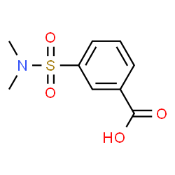 ChemSpider 2D Image | 3-(Dimethylsulfamoyl)benzoic acid | C9H11NO4S