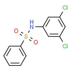 ChemSpider 2D Image | N-(3,5-Dichlorophenyl)benzenesulfonamide | C12H9Cl2NO2S