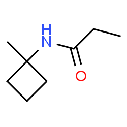 ChemSpider 2D Image | N-(1-Methylcyclobutyl)propanamide | C8H15NO
