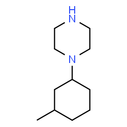 ChemSpider 2D Image | 1-(3-Methylcyclohexyl)piperazine | C11H22N2