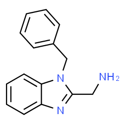 ChemSpider 2D Image | 1-Benzyl-2-aminomethyl-1H-benzoimidazole | C15H15N3