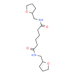 ChemSpider 2D Image | N,N'-Bis(tetrahydro-2-furanylmethyl)hexanediamide | C16H28N2O4