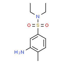 ChemSpider 2D Image | 3-Amino-N,N-diethyl-4-methylbenzenesulfonamide | C11H18N2O2S