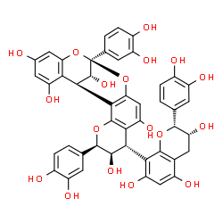 ChemSpider 2D Image | Cinnamtannin B1 | C45H36O18