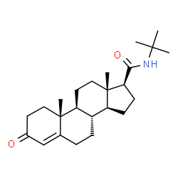 ChemSpider 2D Image | (17beta)-N-(2-Methyl-2-propanyl)-3-oxoandrost-4-ene-17-carboxamide | C24H37NO2