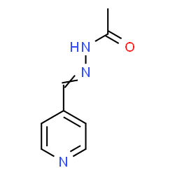 ChemSpider 2D Image | N'-(4-Pyridinylmethylene)acetohydrazide | C8H9N3O