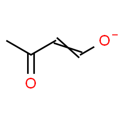 ChemSpider 2D Image | 3-Oxo-1-buten-1-olate | C4H5O2