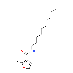 ChemSpider 2D Image | 2-Methyl-N-undecyl-3-furamide | C17H29NO2