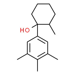 ChemSpider 2D Image | 2-Methyl-1-(3,4,5-trimethylphenyl)cyclohexanol | C16H24O