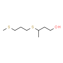 ChemSpider 2D Image | 3-{[3-(Methylsulfanyl)propyl]sulfanyl}-1-butanol | C8H18OS2