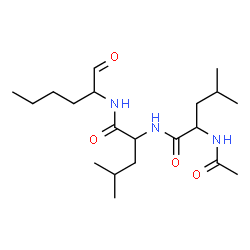 ChemSpider 2D Image | N-acetylleucylleucylnorleucinal | C20H37N3O4