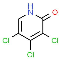 ChemSpider 2D Image | 3,4,5-trichloropyridin-2-ol | C5H2Cl3NO