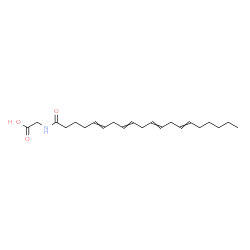 ChemSpider 2D Image | N-5,8,11,14-Icosatetraenoylglycine | C22H35NO3
