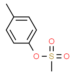 ChemSpider 2D Image | 4-Methylphenyl methanesulfonate | C8H10O3S
