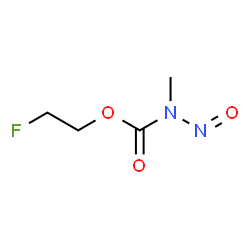 ChemSpider 2D Image | 2-Fluoroethyl methyl(nitroso)carbamate | C4H7FN2O3