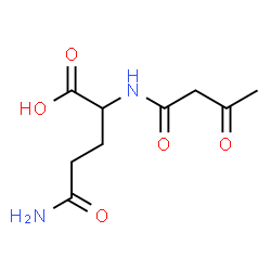 ChemSpider 2D Image | N~2~-Acetoacetylglutamine | C9H14N2O5