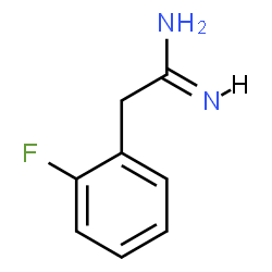 ChemSpider 2D Image | (1Z)-2-(2-Fluorophenyl)ethanimidamide | C8H9FN2
