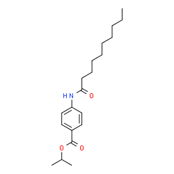ChemSpider 2D Image | Isopropyl 4-(decanoylamino)benzoate | C20H31NO3