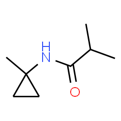 ChemSpider 2D Image | 2-Methyl-N-(1-methylcyclopropyl)propanamide | C8H15NO
