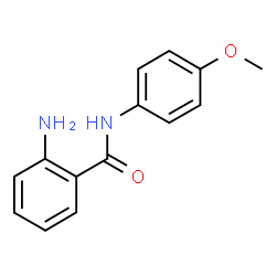 ChemSpider 2D Image | 2-Amino-N-(4-methoxyphenyl)benzamide | C14H14N2O2