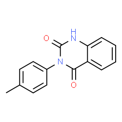 ChemSpider 2D Image | 3-(p-Tolyl)quinazoline-2,4(1H,3H)-dione | C15H12N2O2