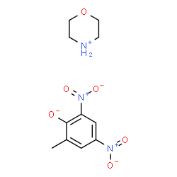 ChemSpider 2D Image | Morpholin-4-ium 2-methyl-4,6-dinitrophenolate | C11H15N3O6