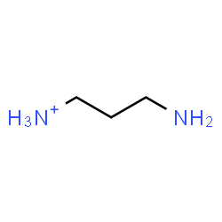 ChemSpider 2D Image | 3-Amino-1-propanaminium | C3H11N2