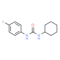 ChemSpider 2D Image | 1-Cyclohexyl-3-(4-iodophenyl)urea | C13H17IN2O