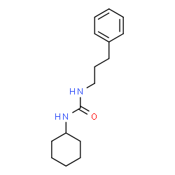 ChemSpider 2D Image | 1-Cyclohexyl-3-(3-phenylpropyl)urea | C16H24N2O