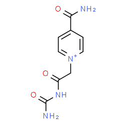 ChemSpider 2D Image | 4-Carbamoyl-1-[2-(carbamoylamino)-2-oxoethyl]pyridinium | C9H11N4O3