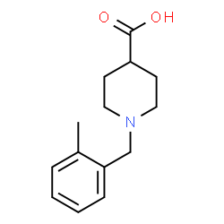 ChemSpider 2D Image | 1-(2-Methylbenzyl)-4-piperidinecarboxylic acid | C14H19NO2