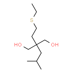 ChemSpider 2D Image | 2-[2-(Ethylsulfanyl)ethyl]-2-isobutyl-1,3-propanediol | C11H24O2S