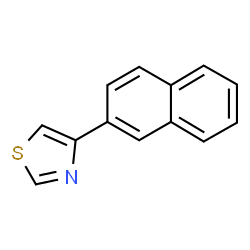 ChemSpider 2D Image | 4-(2-Naphthyl)-1,3-thiazole | C13H9NS