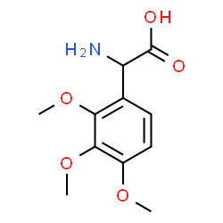 ChemSpider 2D Image | Amino(2,3,4-trimethoxyphenyl)acetic acid | C11H15NO5