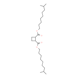 ChemSpider 2D Image | Bis(8-methylnonyl) 1,2-cyclobutanedicarboxylate | C26H48O4