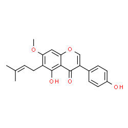 ChemSpider 2D Image | gancaonin G | C21H20O5