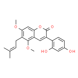 ChemSpider 2D Image | Glycyrin | C22H22O6