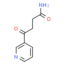 ChemSpider 2D Image | 4-(3-pyridyl)-4-oxobutyramide | C9H10N2O2