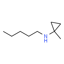 ChemSpider 2D Image | 1-Methyl-N-pentylcyclopropanamine | C9H19N