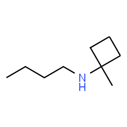 ChemSpider 2D Image | N-Butyl-1-methylcyclobutanamine | C9H19N