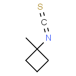 ChemSpider 2D Image | 1-Isothiocyanato-1-methylcyclobutane | C6H9NS